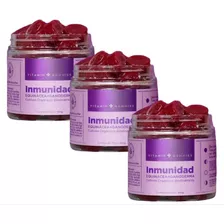 Kit 3 Gomitas Inmunidad Adultos Equinacea+ganoderma 160g C/u