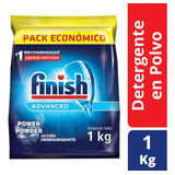 Detergente Lavavajillas Finish Polvo 1 Kg Pack Economico