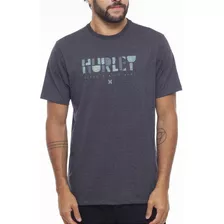 Camiseta Hurley Paint Wt23 Masculina Mescla Preto