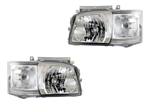 Par De Faros Depo Toyota Hiace 2006 2007 2008 2009 2010 2011 Foto 5