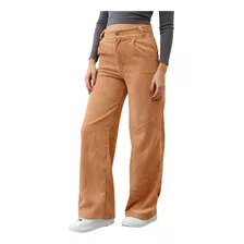 Pantalon Recto Pinzado Corderoy, Ideal Invierno 