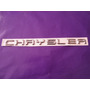Emblema Chrysler Town & Country Caravan Voyager Neon Cirrus