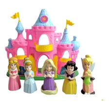 Castelo Princesa Disney Aurora Bela Sininho Rapunzel Cindere