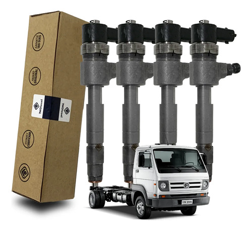 Jogo 4 Injetores Vw E Delivery 0445110231 93342272 Reman