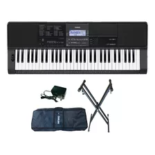 Combo Teclado Casio Ctx-800 + Soporte Funda Y Fuente Prm