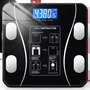 Eps-6905 Balaça Digital Epsilon Inteligente Bluetooth Com App, Lcd, Vidro Temperado, 180kg Preto