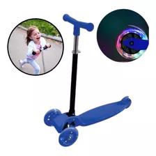 Patinete Infantil Com Rodas Em Led Para Crianças Regulagem