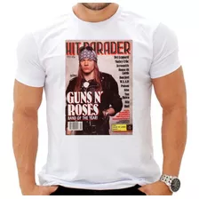 Camiseta Camisa Guns N' Roses Banda Rock Axl Rose Slash L61