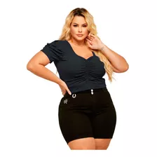 Cropped Plus Size Ciganinha