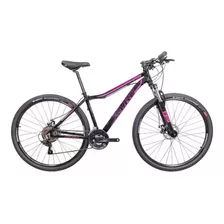 Mountain Bike Femenina Vairo Xr 3.5 Lady 2023 R29 S 21v Frenos De Disco Mecánico Cambios Shimano Color Negro/rosa 