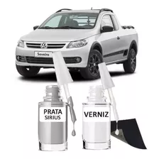 Tinta Tira Risco Automotivo Volkswagen Saveiro Prata Sirius