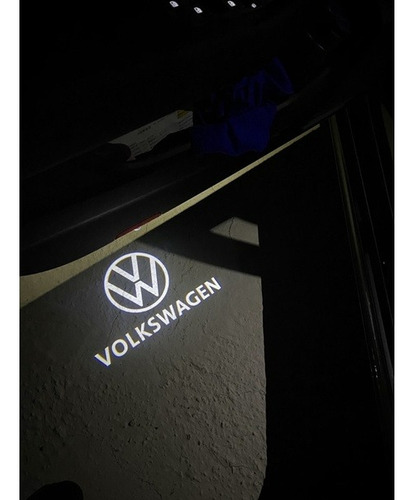 Kit Luz De Cortesia Para 2 Puertas Nuevo Logo Volkswagen Vw  Foto 2
