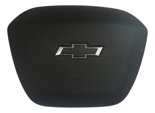 Tapa De Volante Airbag Logo Negro Chevrolet Colorado 16-19 Foto 4