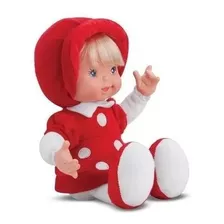 Boneca De Pano Little Baby Fashion Vermelha 20cm - Cortex