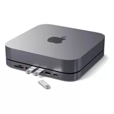 Hub Base Adaptador Usb-c Satechi 6 Portas P/ Apple Mac Mini