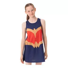 Vestido Wonder Woman Para Cosplay, Niñas Y Niños, Vestido Ro