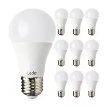 Kit 10 Lâmpada Led Bulbo 15w E27 Bivolt Branco Frio Ledo Cor Da Luz Branco-frio 110v/220v