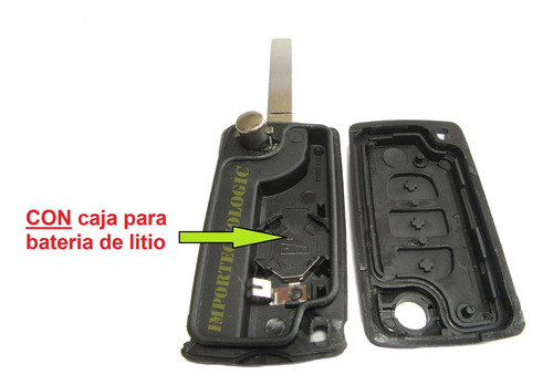 Carcasa Para Llave Control Citroen Citroen C4 2008 2006 Bomb Foto 4