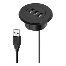 Multitoma Hub Para Montar A Escritorio 3 Usb / 2.0 / 5cm