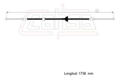 Cable Liberador Cofre Para Mazda 3 2.0l Aut Hatchback 2010 Foto 2