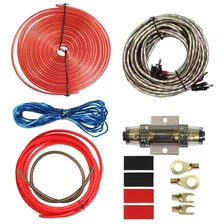 Kit Cables Amplificador Subwoofer Parlantes Auto Premium