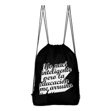 Bolso Deportivo Yo Naci Inteligente (d0975 Boleto.store)