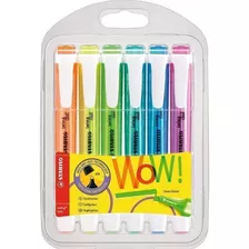 Marca Texto Stabilo Swing Cool Neon - Kit 6 Unidades