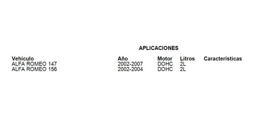 Junta Multiple Escape Alfa Romeo 147 2006 2.0l Ajusa Foto 2