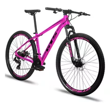 Bicicleta Mtb Gts Feel Glx Aro 29 21 24v Freios De Disco Mecânico Câmbios Indexado Cor Rosa