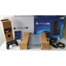 Playstation 4 Ps4 Pro 1tb Novo Vitrine Dualshock 4 Bi Volt