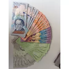 Combo 25 Billetes Venezolanos 5 Denominaciones Unc
