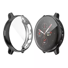 Capa Capinha Case 360 Para Galaxy Watch Active 2 44mm Rm820 Cor Preta