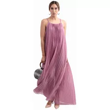 Vestido Maxi Color Magenta