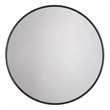 Habitat Adelina Black Circular Mirror