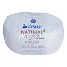 Lana Cisne Natural 6 Cabos 100g - 100% Algodón