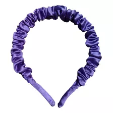 Diadema Cintillo Vincha Scrunchie De Satén Para Damas 