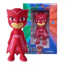 Boneco Vinil Pj Masks Corujita Ninja 40cm Candide