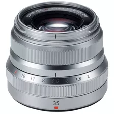 Fujifilm Xf 35mm F/2 R Wr Lente (silver)