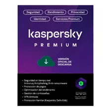 Antivirus Kaspersky Premium 5 Dispositivos 1 Año 