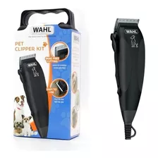 Máquina Cortar Pelo Perros Pet Clipper Kit Wahl + Accesorios Color Negro