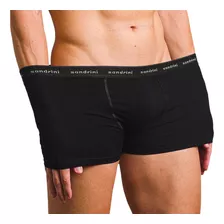 Kit 10 Cueca Boxer 100% Algodão Box Atacado Masculina Preta 