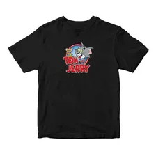 Camiseta Infantil Tom E Jerry Desenho Kid Masculino