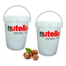 Kit 2 Nutella Balde 3kg