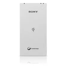 Bateria Externa C/ Carga Inalámbrica Sony 5000mah Blanco
