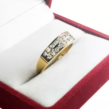 Anillo Medio Sin Fin Doble Oro 18k 3.9 Grs Mujer Gtia Unico