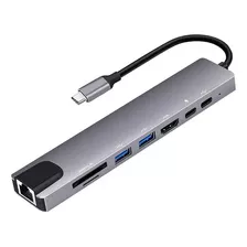 Adaptador Usb Tipo C A Usb 3.0 Usb C Micro Sd Rj45 10-100