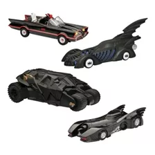 Coleção 4 Batmóvel Batman Collection Lacrados