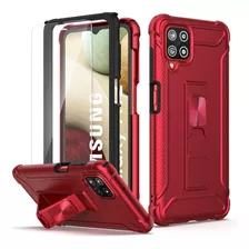 Funda De Samsung A12 Oretech Color Rojo
