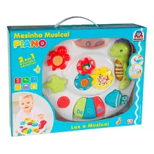 Mesinha Musical Infantil Piano Mar Luz E Som 6305 - Braskit