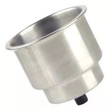 Porta Latas Embutir Aço Inox Universal Lancha Grande +dreno